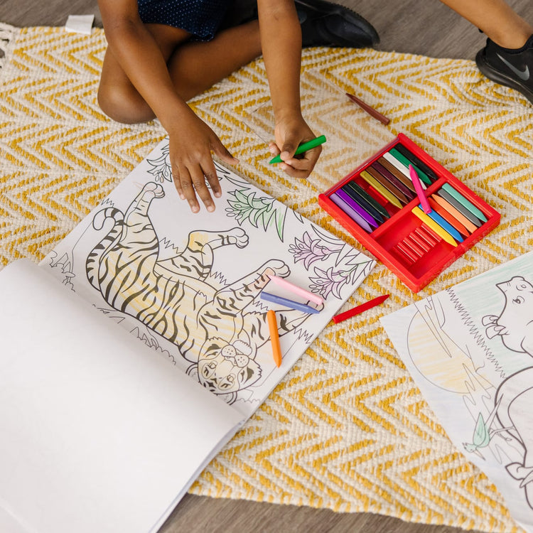 Melissa & Doug Jumbo Coloring Pad - Animals