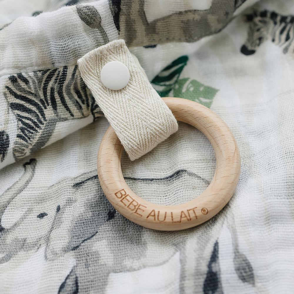 Bebe Au Lait Classic Muslin Teether Blanket (3 Designs) - Pupsik Singapore