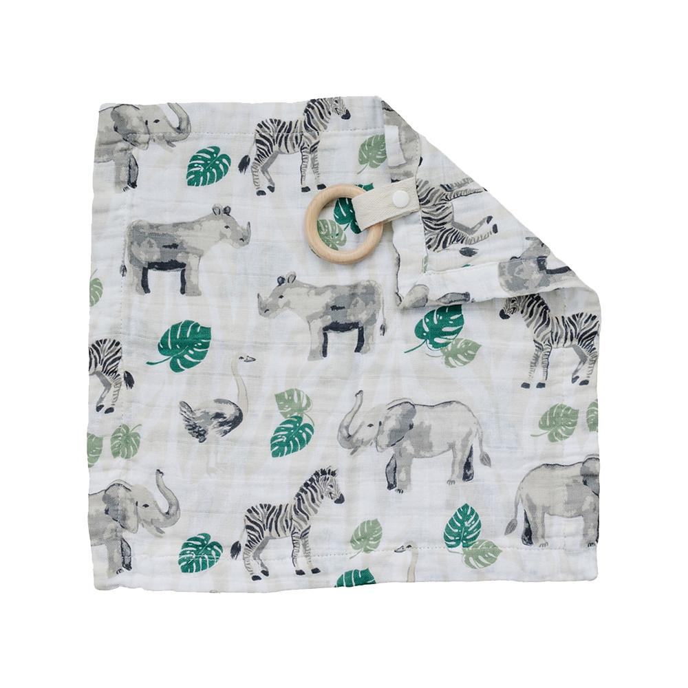 Bebe Au Lait Classic Muslin Teether Blanket (3 Designs) - Pupsik Singapore