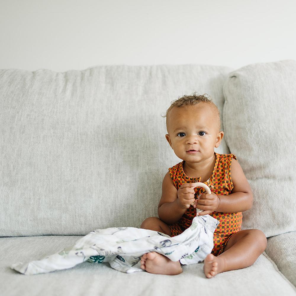 Bebe Au Lait Classic Muslin Teether Blanket (3 Designs) - Pupsik Singapore