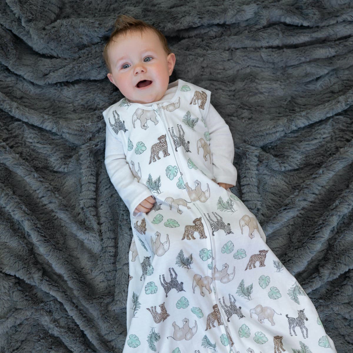 Aden Anais Essential Cotton Easy Sleeping Bag - Jungle Animals (2 Sizes)