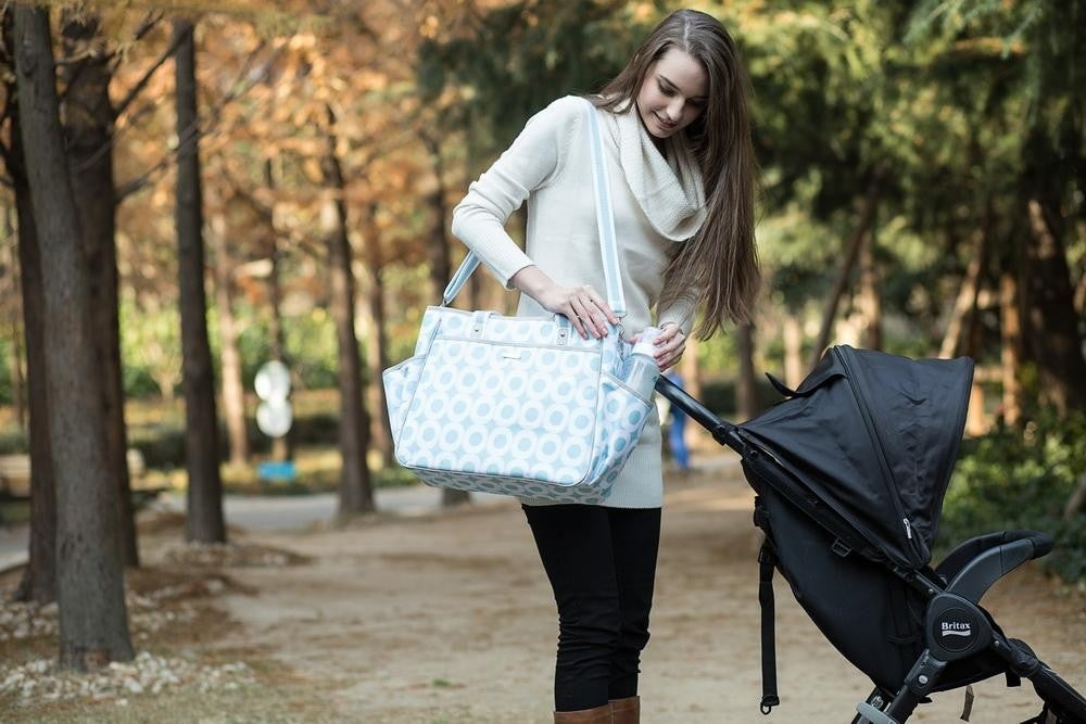 Bellotte Bliss Tote Diaper Bag - Sky