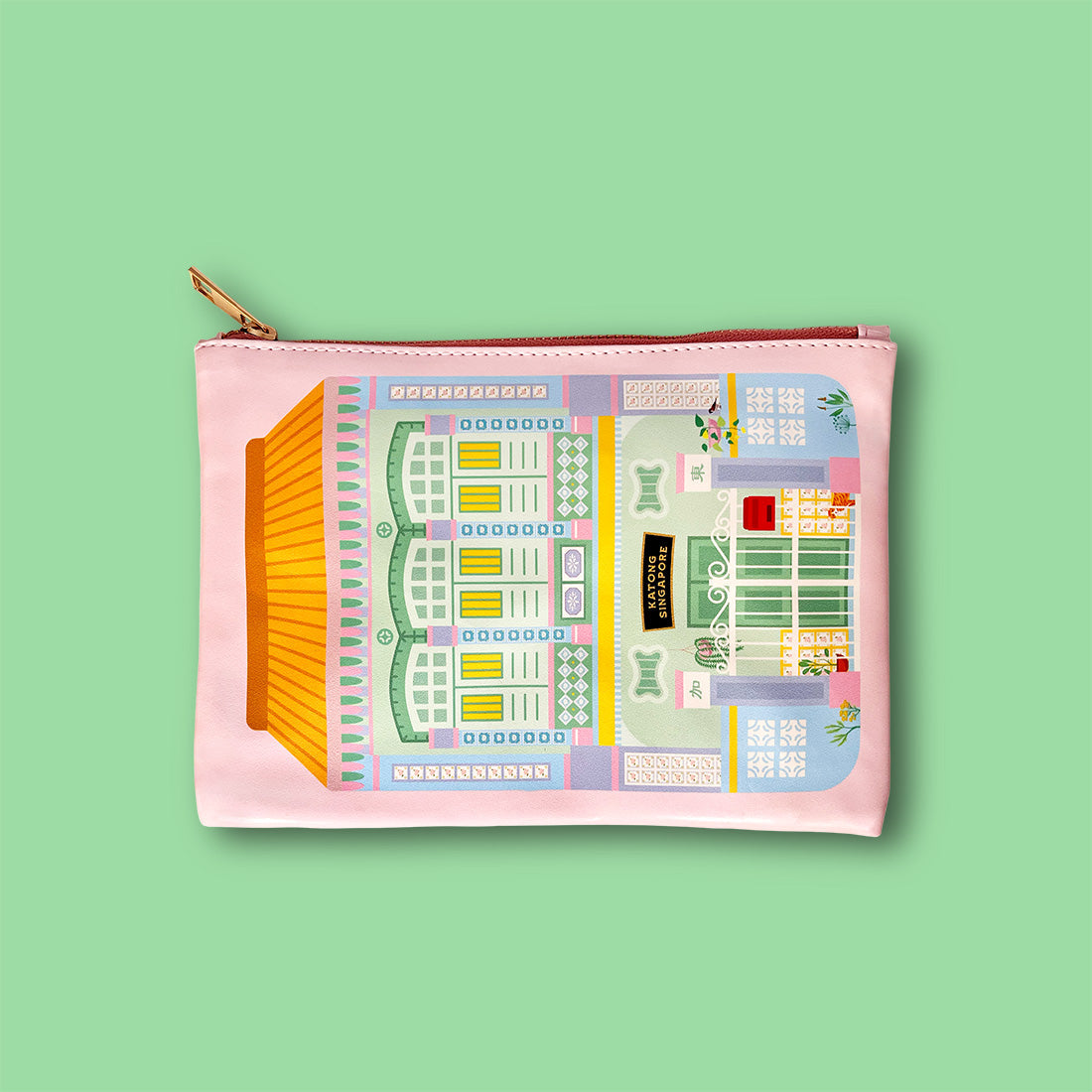The Little Drom Store PU Zip Pouch (3 Designs)