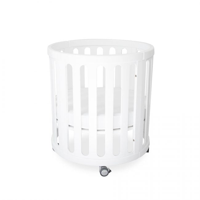 Babyhood Kaylula Sova Classic Cot & Mattress Bundle - White - Pupsik Singapore