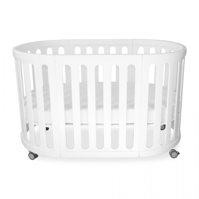 Babyhood Kaylula Sova Classic Cot & Mattress Bundle - White - Pupsik Singapore