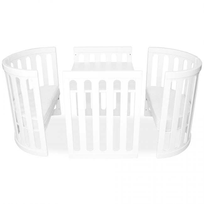 Babyhood Kaylula Sova Classic Cot & Mattress Bundle - White - Pupsik Singapore
