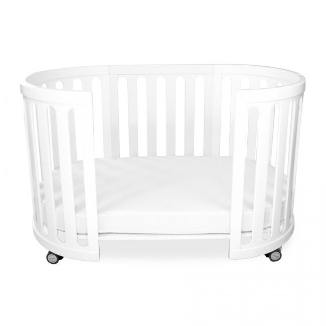 Babyhood Kaylula Sova Classic Cot & Mattress Bundle - White - Pupsik Singapore