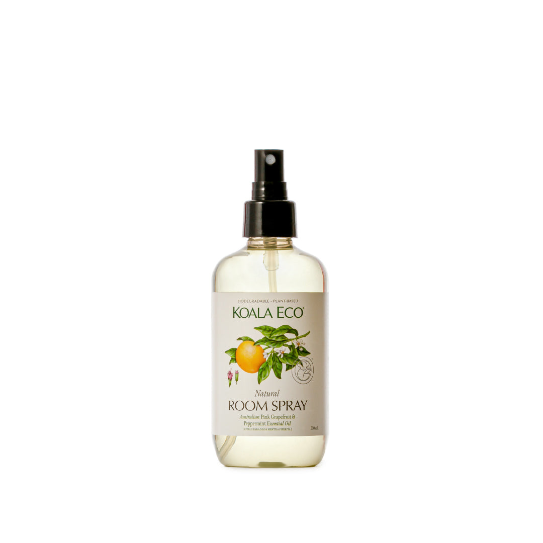 Koala Eco Natural Room Spray , 250ml - Pink Grapefruit & Peppermint Essential Oil (Exp 06/27)