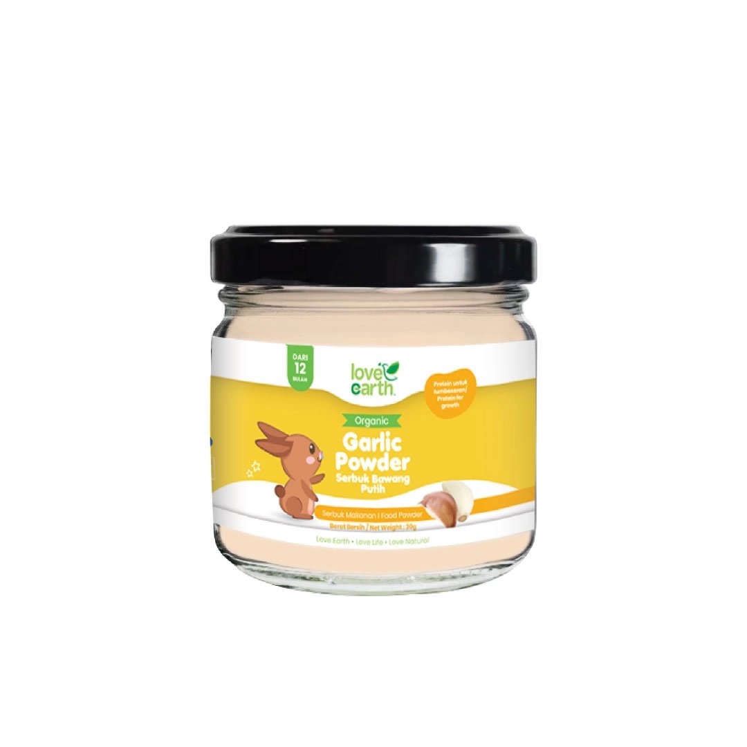 Love Earth Organic Garlic Baby Powder, 30g (Exp 11/26)