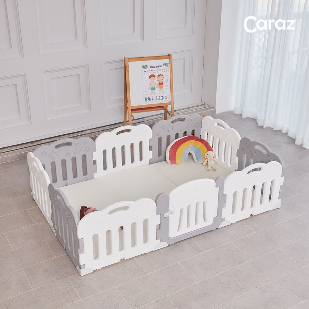 Caraz Additional Panels for Kibel Baby Room Play Yard, Set of 2 (3 Types) - With / Without Door
