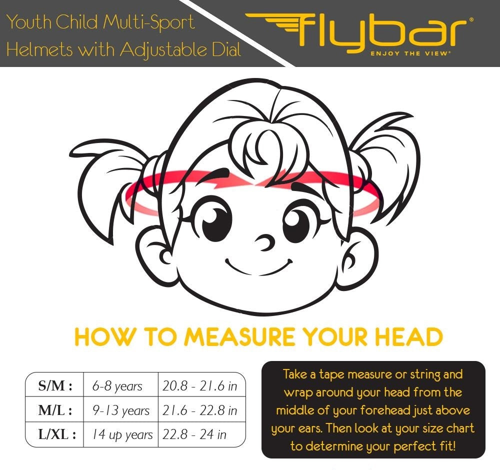 Flybar Junior Sports Helmet - Pink