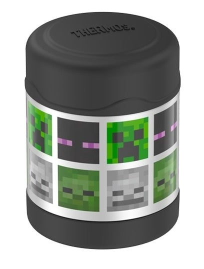 Thermos FUNtainer Vacuum Insulated Stainless Steel Food Jar, 10 oz - Minecraft