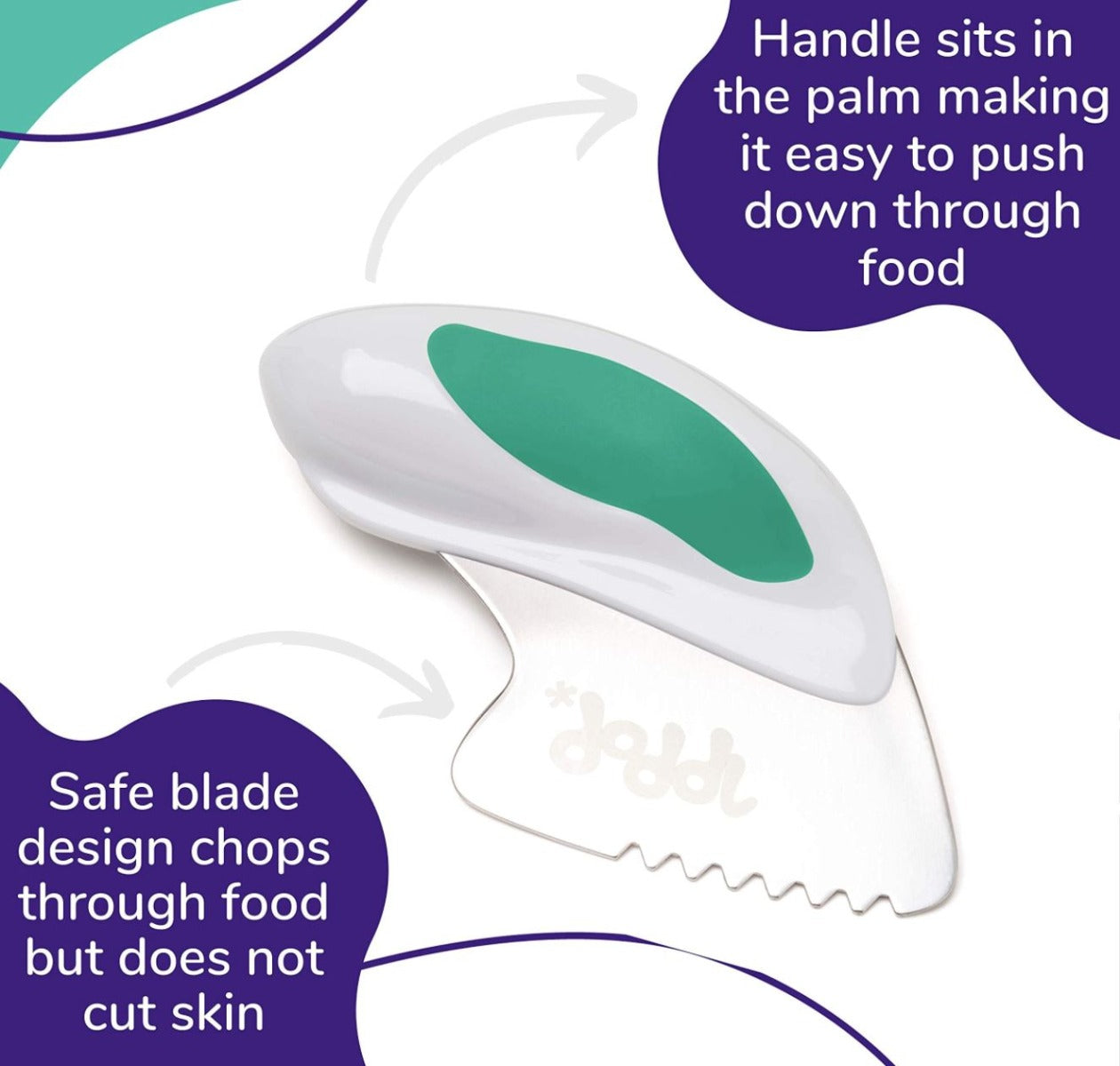 Doddl Children's Knife (18M+) - Aqua