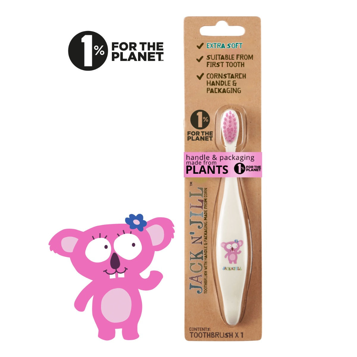 Jack N' Jill Bio Toothbrush (5 Designs)