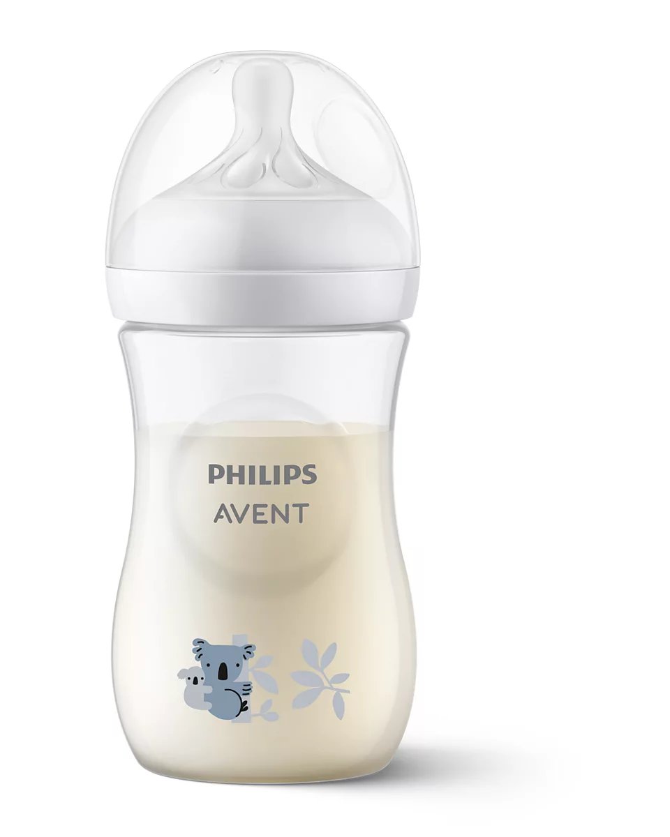 Philips Avent Natural Response 260ml Milk Baby Bottles, 1pk (5 Designs) - Pupsik Singapore