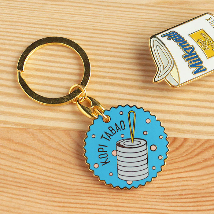 The Little Drom Store Kopitiam Keychain (2 Designs)