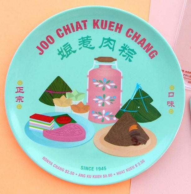 The Little Drom Store Melamine Plate (8 inch) (25 Designs) - Pupsik Singapore