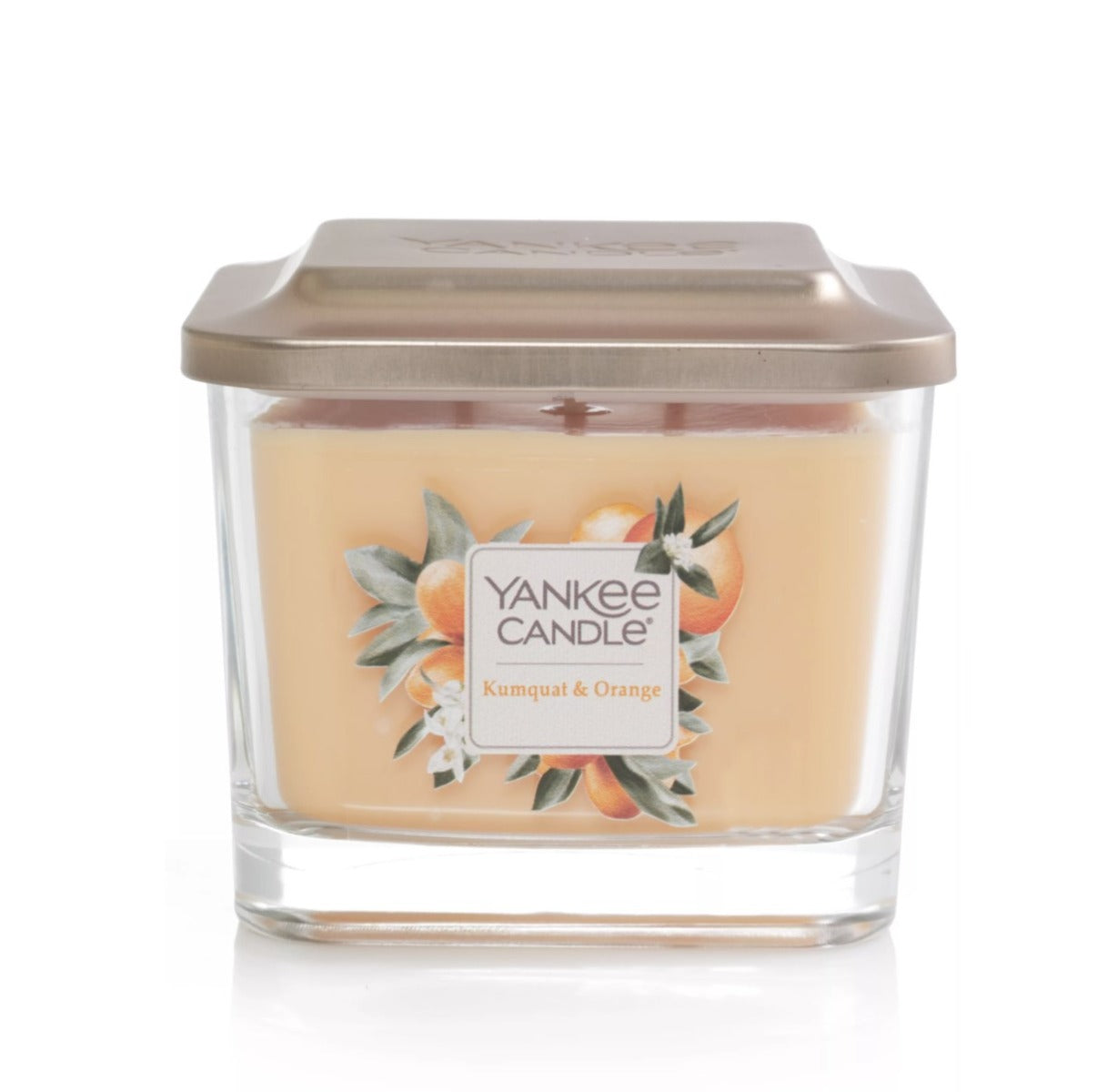 Yankee Candle Medium 3-Wick Square Candle (12.25oz) - Kumquat & Orange