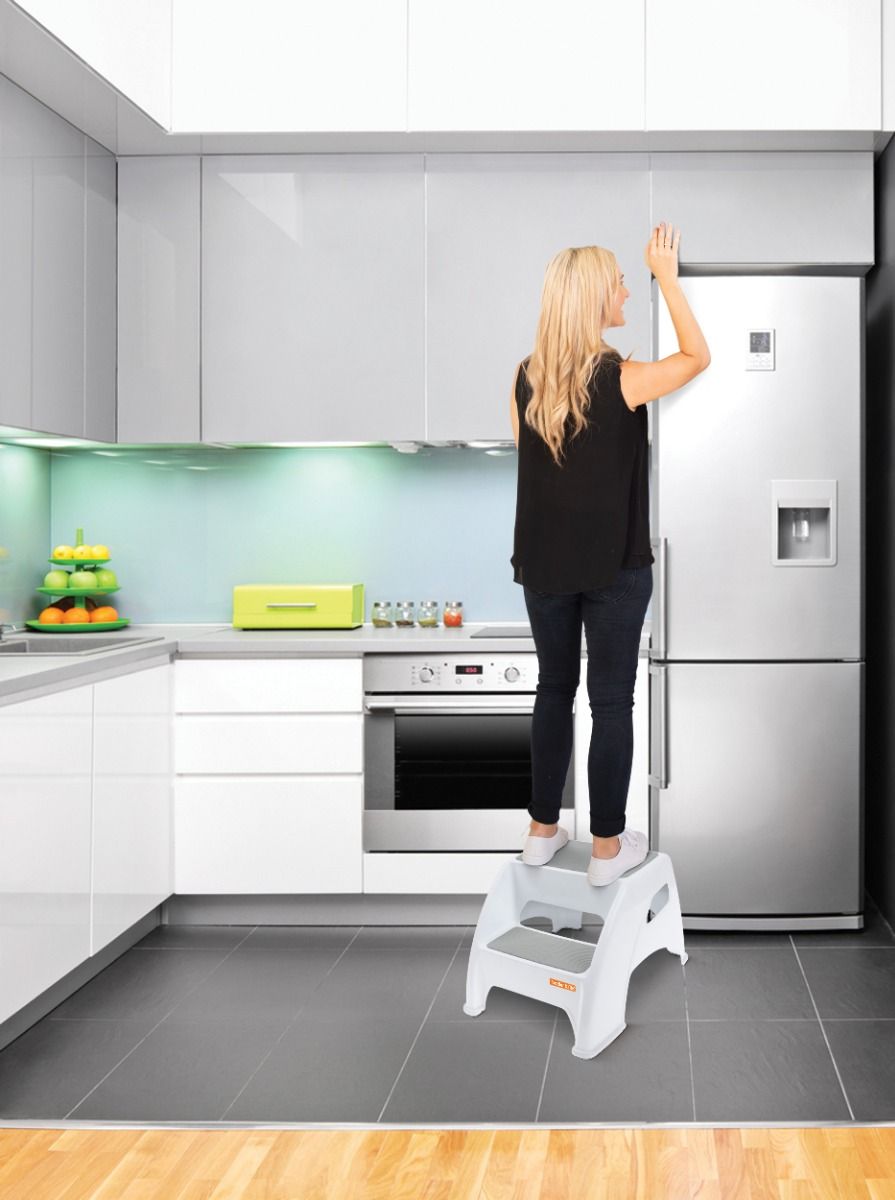 Dreambaby Toddler & Me™ 2 Step Stool - Grey