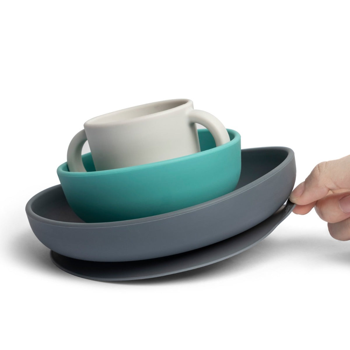 EKOBO Silicone Baby Meal Set – Lagoon