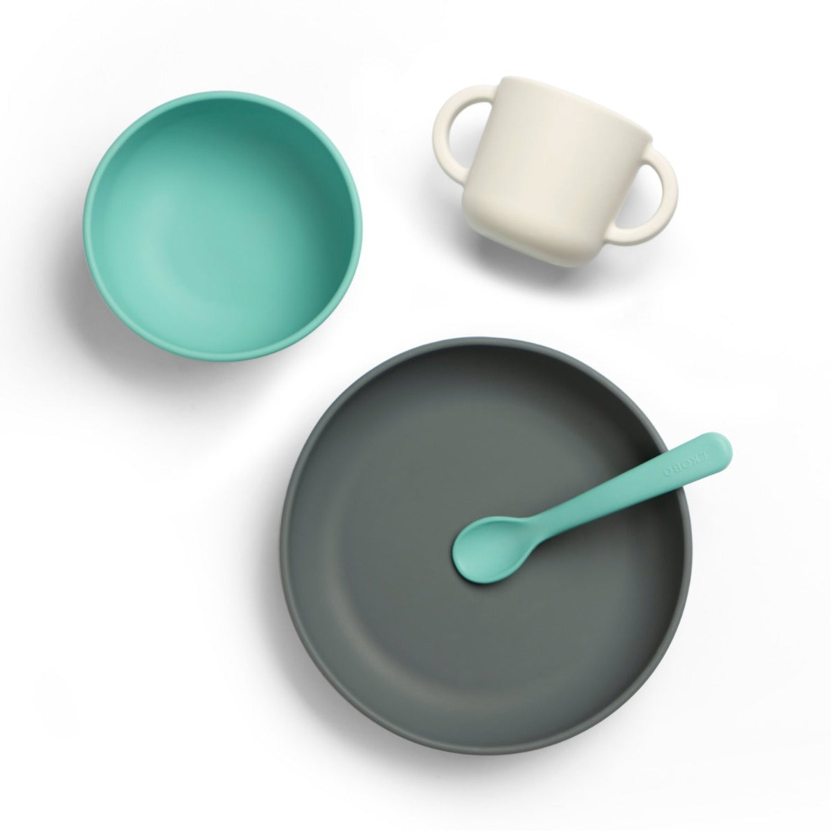 EKOBO Silicone Baby Meal Set – Lagoon