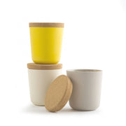 Ekobo Claro Bamboo Large Storage Canister Set (3 x 16 oz) - Sunrise