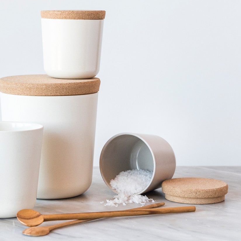 Ekobo Claro Bamboo Large Storage Canister Set (3 x 16 oz) - Sunrise