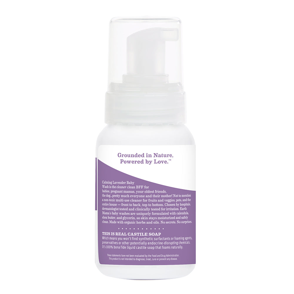 Earth Mama Baby Calming Lavender Castile Baby Wash, 1L (exp 01/28)