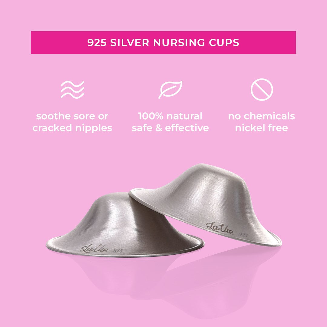 LaVie Silver Nursing Cups, 1 pair (2 Sizes)