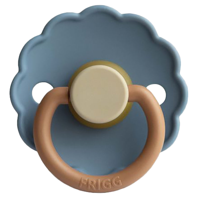FRIGG Daisy Latex Baby Pacifiers, 1pk – Breeze (2 Sizes)