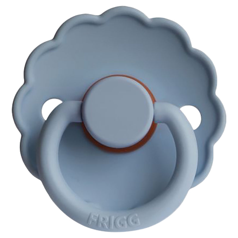FRIGG Daisy Latex Baby Pacifiers, 1pk – Glacier Blue (2 Sizes)