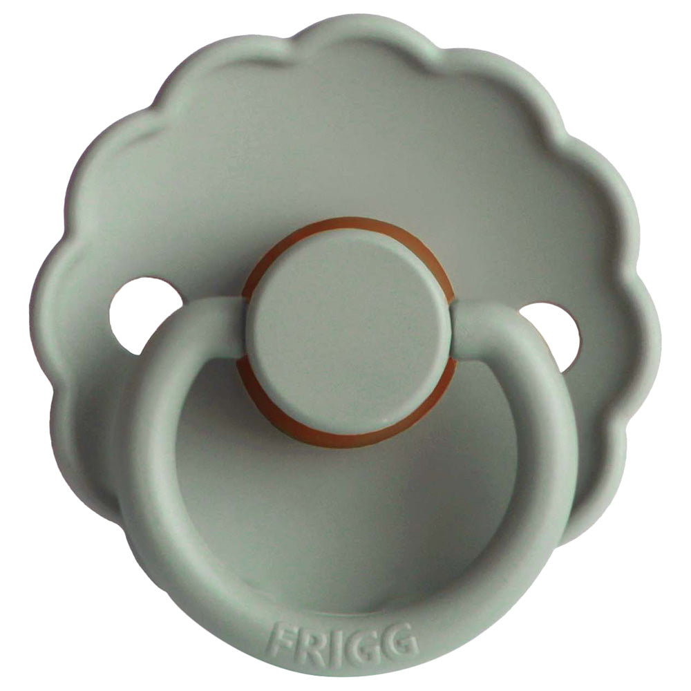 FRIGG Daisy Latex Baby Pacifiers, 1pk – Sage (2 Sizes)