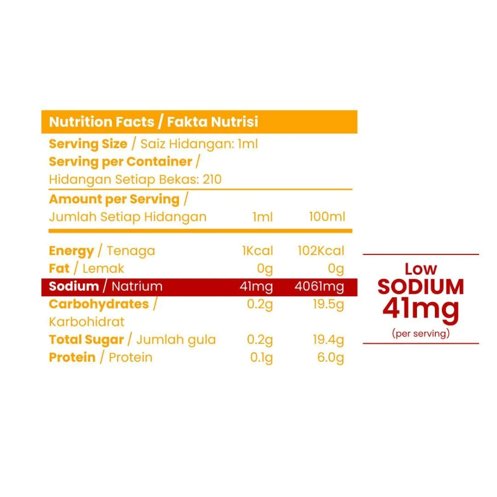 Love Earth Organic Low Sodium Soy Sauce, 210ml (Exp 08/26)