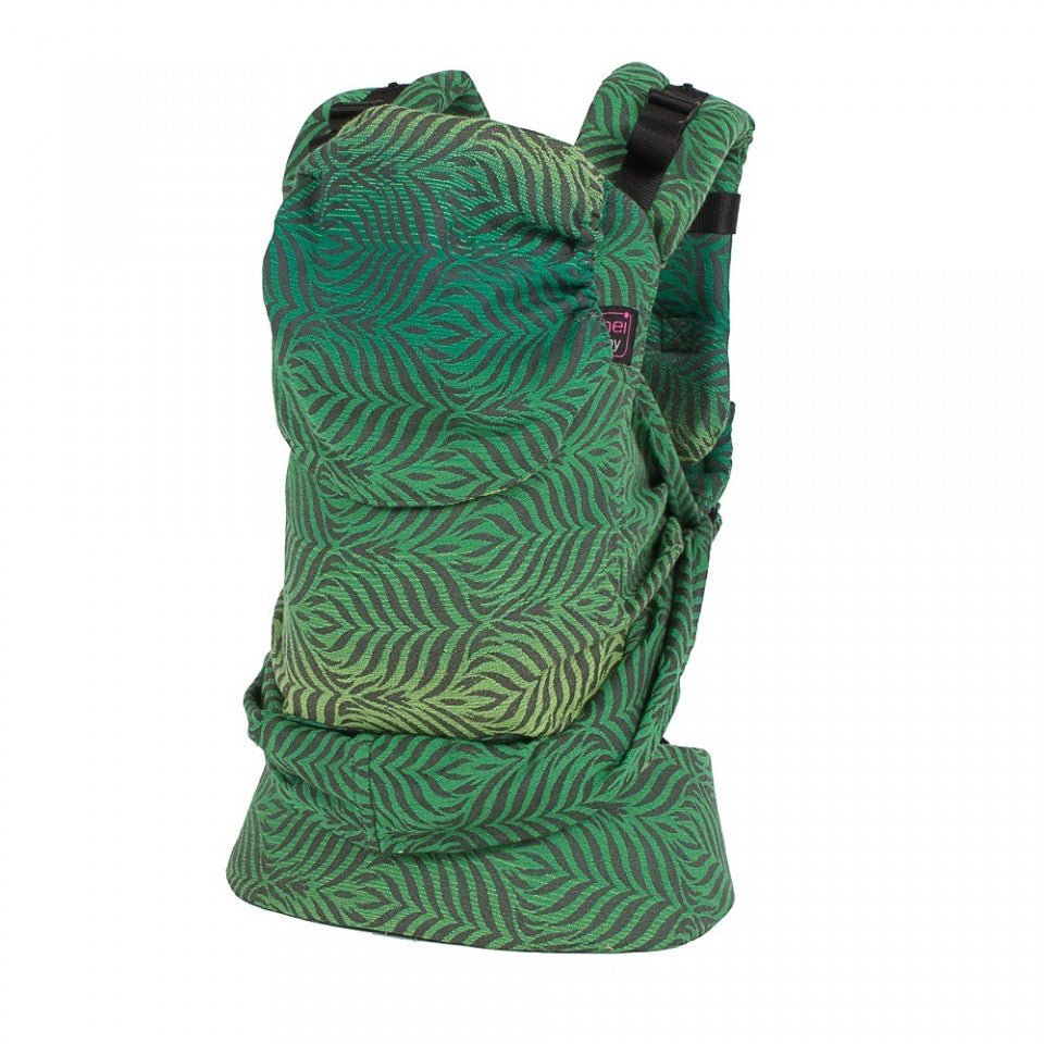 Emeibaby Hybrid Full Baby Carrier - Leaves Rainbow Dark