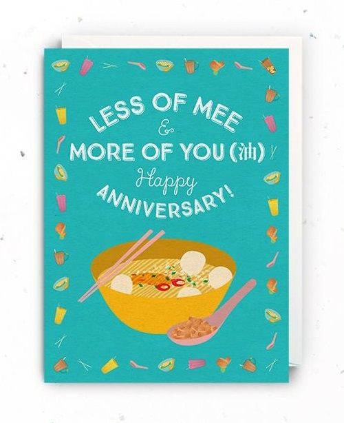 The Little Drom Store Love/Anniversary Greeting Card (4 Designs)