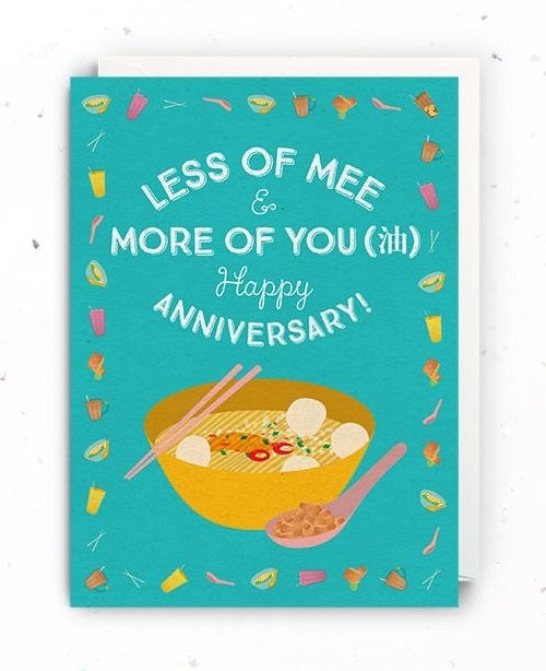 The Little Drom Store Love/Anniversary Greeting Card (4 Designs) - Pupsik Singapore