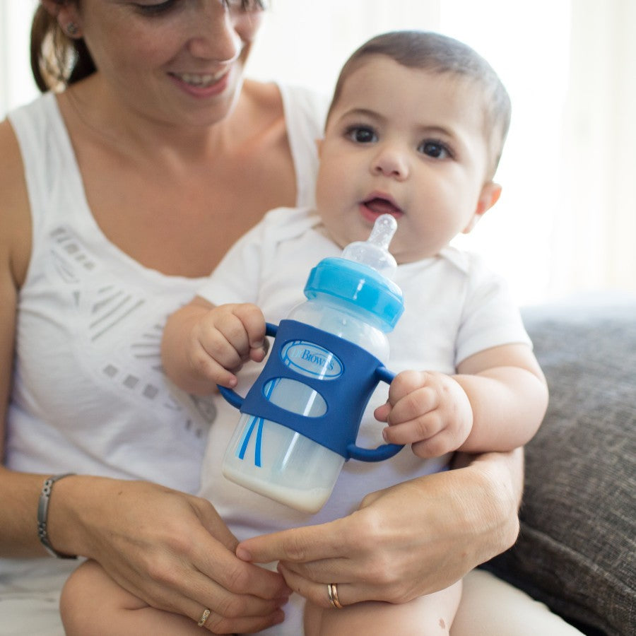 Dr. Brown's Milestones Silicone Handles for Wide Neck Bottles (3 Colors) - Pupsik Singapore