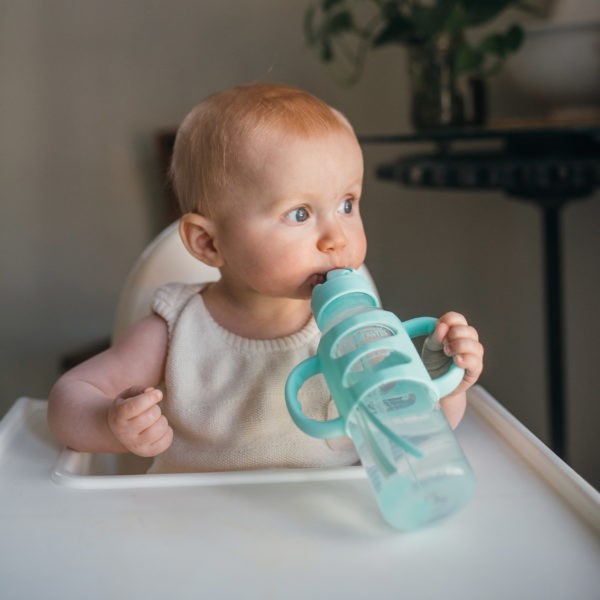 Dr. Brown's Milestones Sippy Straw Bottles w/ Silicone Handles, 250ml (4 Colours)