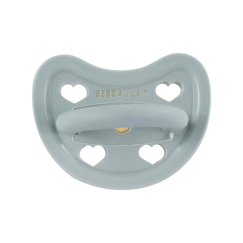 Bebe Au Lait Natural Rubber Pacifiers 2pk, 3-36M, (4 Colours) - Pupsik Singapore