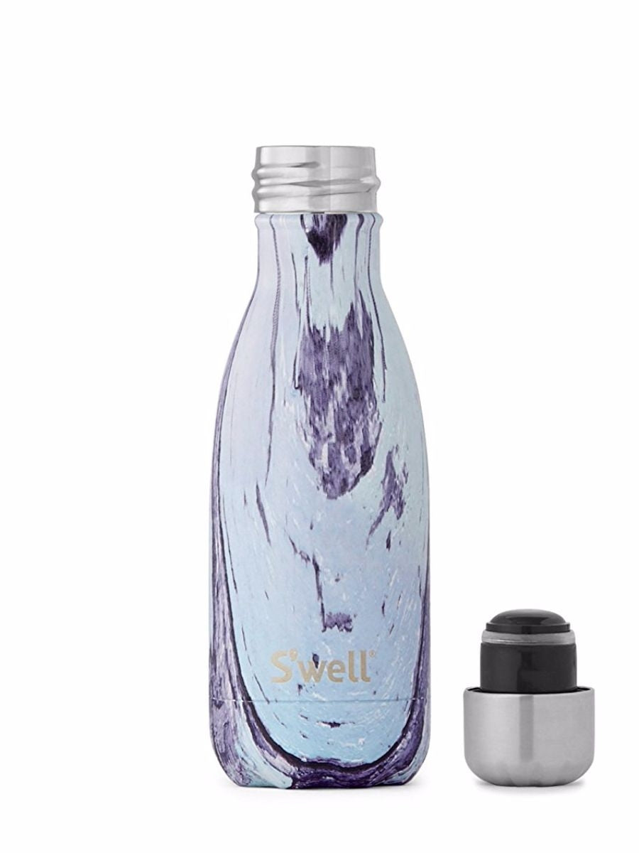 S'well Insulated Reusable Water Bottle, 9oz - Wood Collection (2 Designs) - Pupsik Singapore