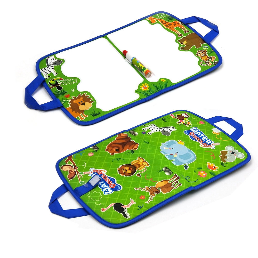 Water Doodler Wet Brush Drawing Travel Mat - Jungle