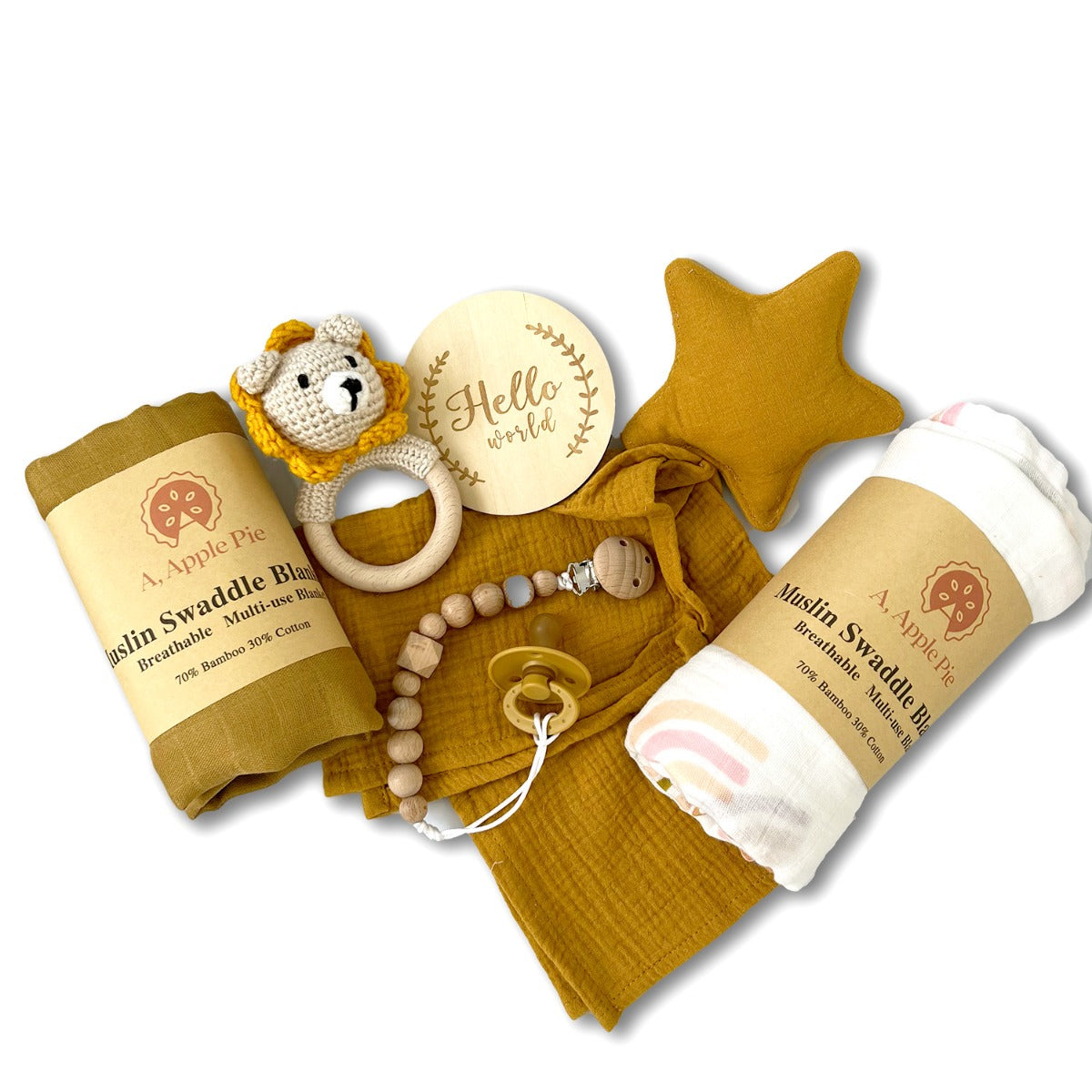 A, Apple Pie Baby Sweet Dreams Gift Set (4 Designs) - Pupsik Singapore