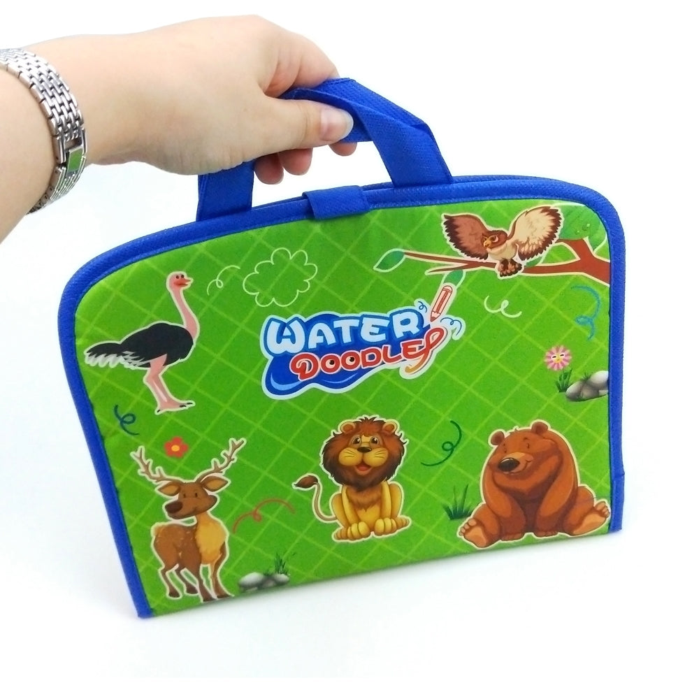 Water Doodler Wet Brush Drawing Travel Mat - Jungle