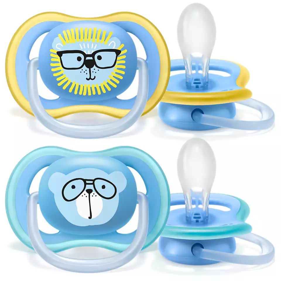 Philips Avent Ultra Air Pacifier, 2pk - 18M+ (4 Designs)