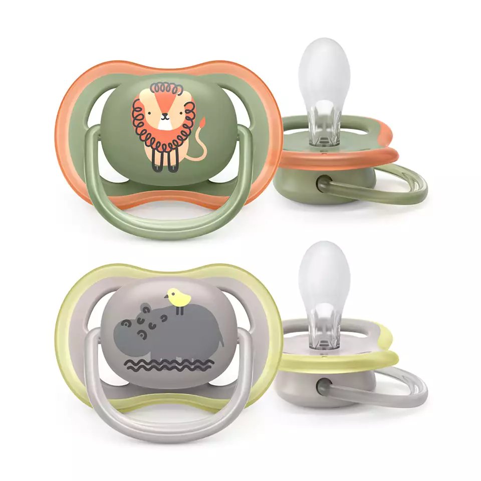 Philips Avent Ultra Air Pacifier, 2pk - 6-18M (14 Designs)
