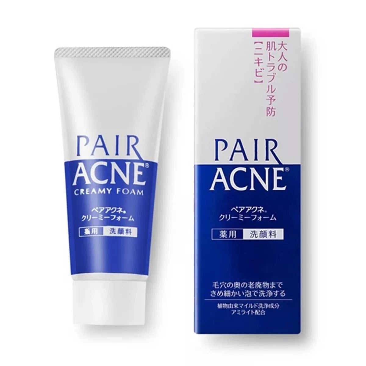 Lion Pair Acne Creamy Foam Facial Cleanser, 80g