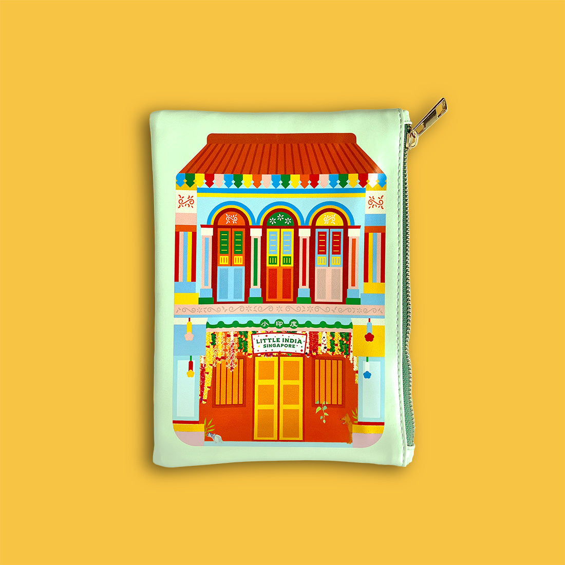 The Little Drom Store PU Zip Pouch (3 Designs) - Pupsik Singapore
