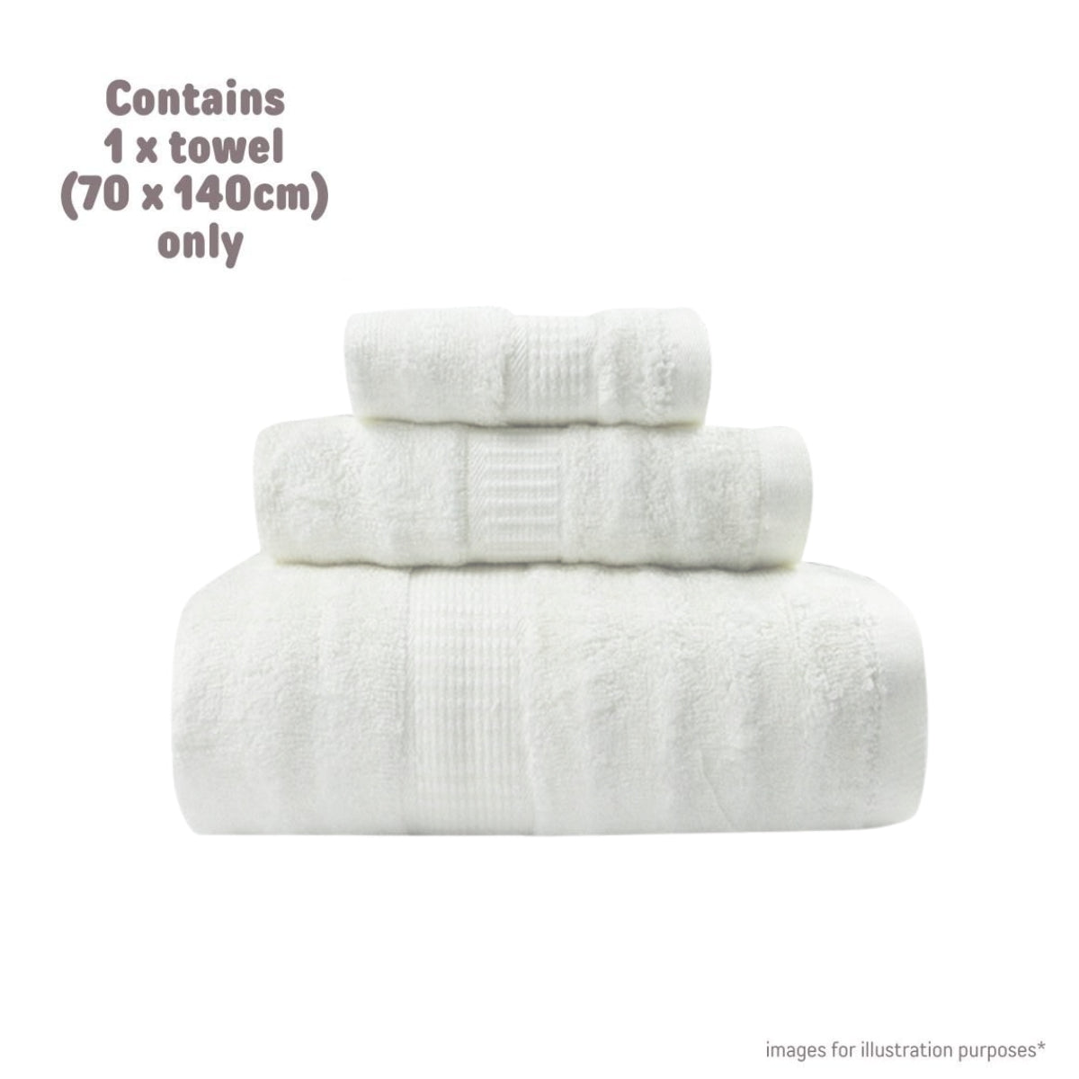 MPJ Bamboo Bath Towel (70x140cm)  - 6 Colours - Pupsik Singapore