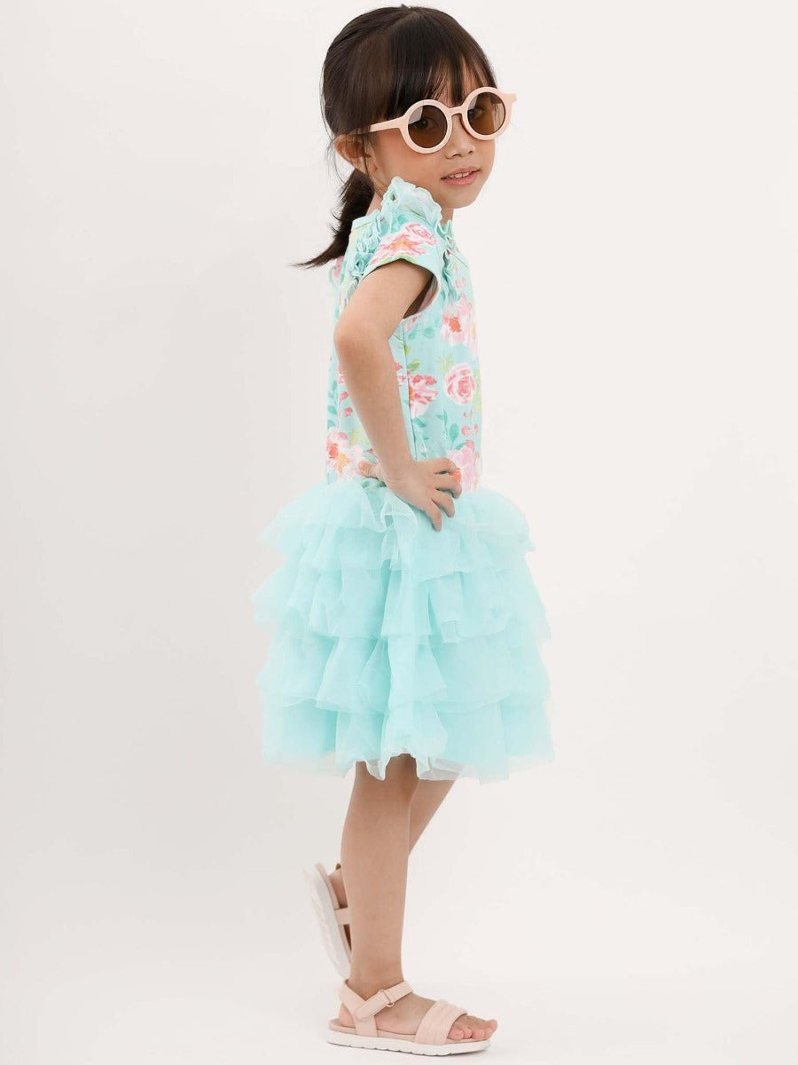 Oobi Lola Blue Watercolor Dress (3 Sizes)