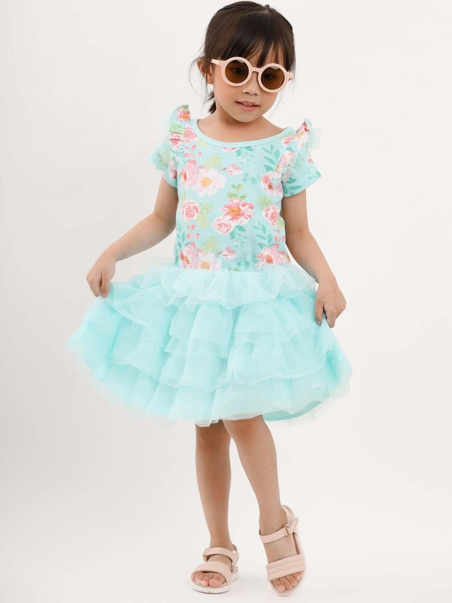 Oobi Lola Blue Watercolor Dress (3 Sizes)